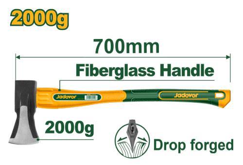 Топор-Колун Jadever с фибр. ручкой 2000гр (1x12)  |*