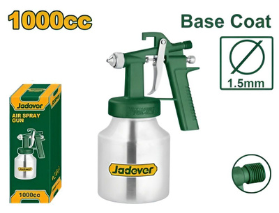 Краскопульт пневмат. Jadever Нижний 1000сс 1.5мм (1x10) JDGA1561