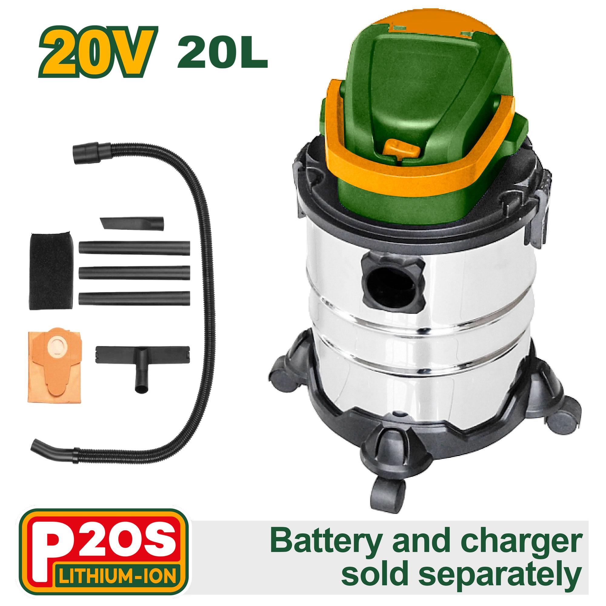 Пылесос строительный Аккумуляторный Jadever Без АКБ (Тушка) 20V  