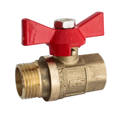 Кран RS 15 бабочка н/вн  (1x20)    |+