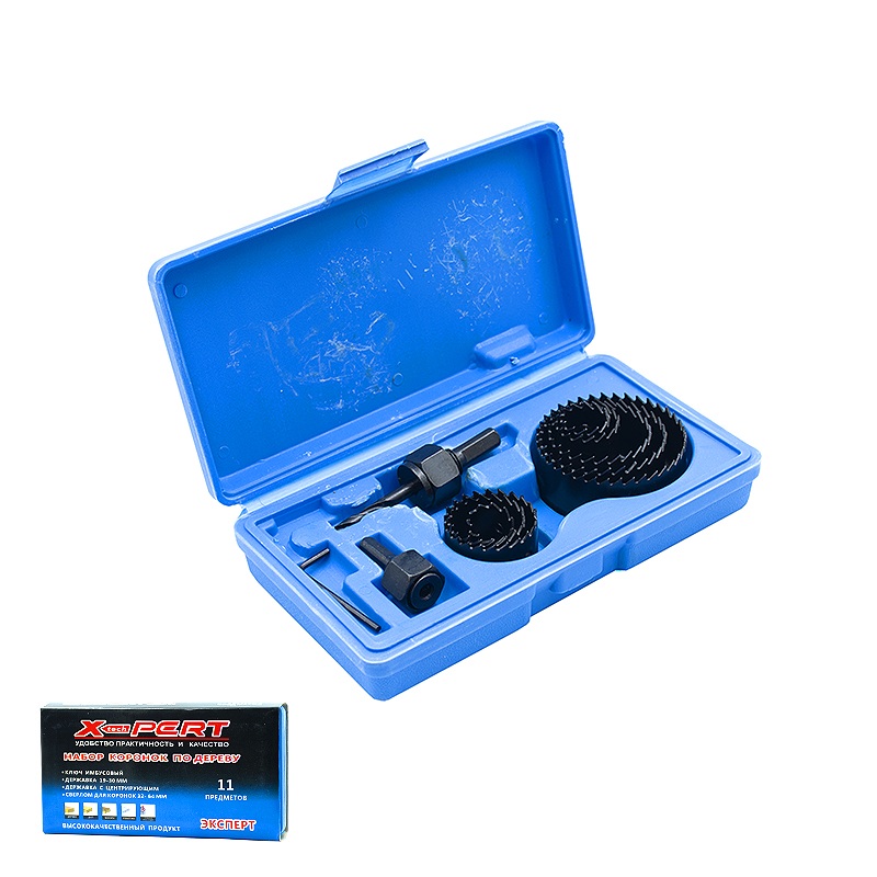 Набор коронок по дереву Маленький (XPERT) 11pcs (1х40)