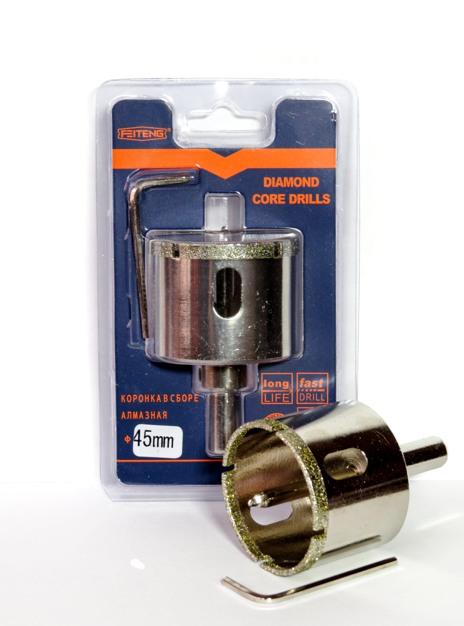 Алмазная коронка по кафелю 65мм VK-65\+