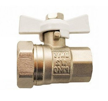 Кран шар MASTER HIT Бабочк  Ду15  вн/вн (1*14)     |1