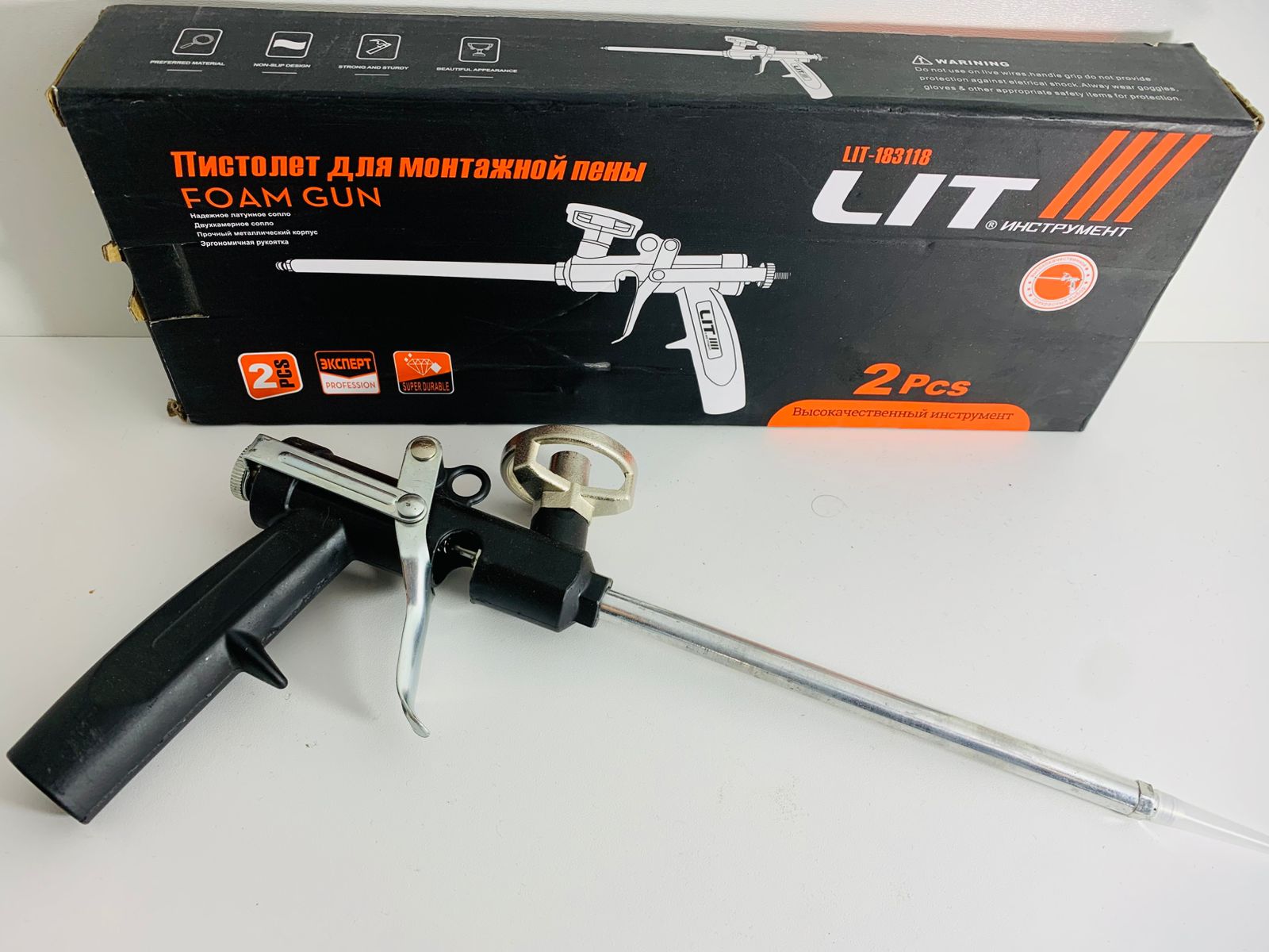 Пистолет для Пены LIT Черный 1x2 (1x40) |*