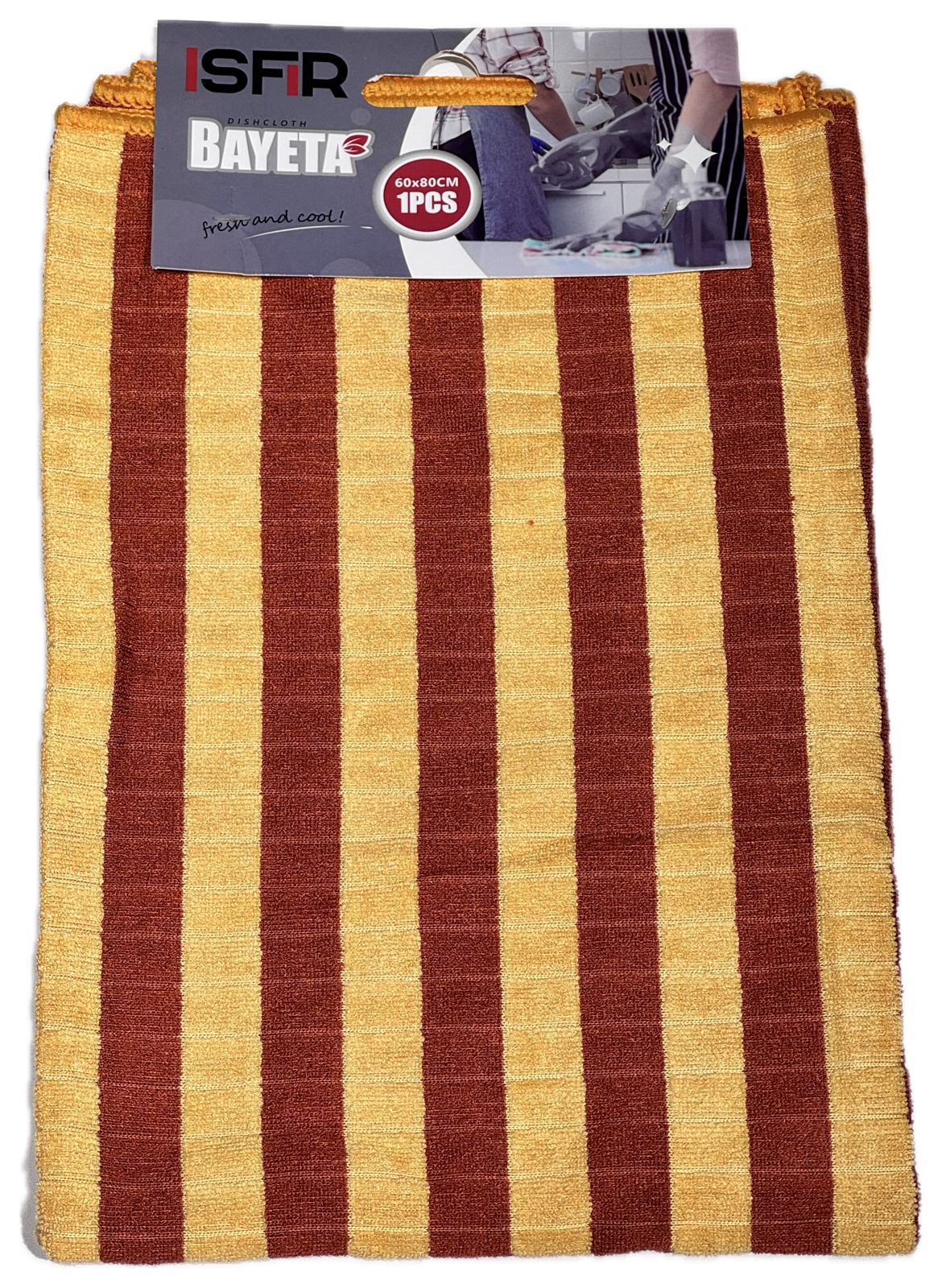 Тряпка для ламината 60х80см Полосатая (1х12)(1х240)