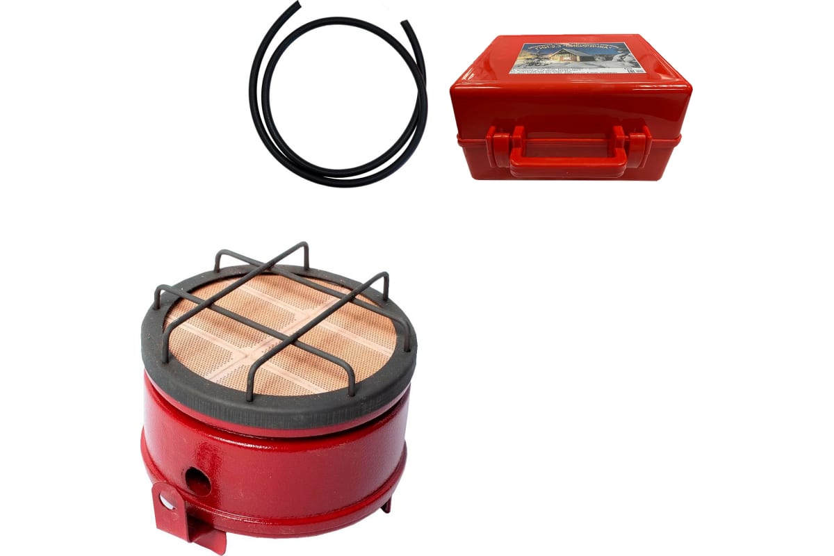 Горелка Газ Сибирячка ГИИ - 1,15 круг,красная в чемодане    /2