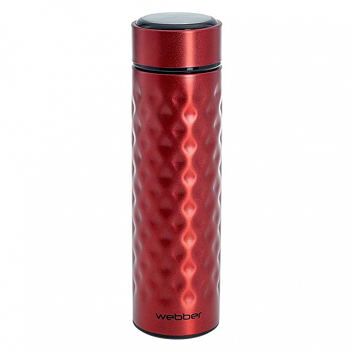 Термоскружка с ситечком для чая Webber Красный 480мл     /+