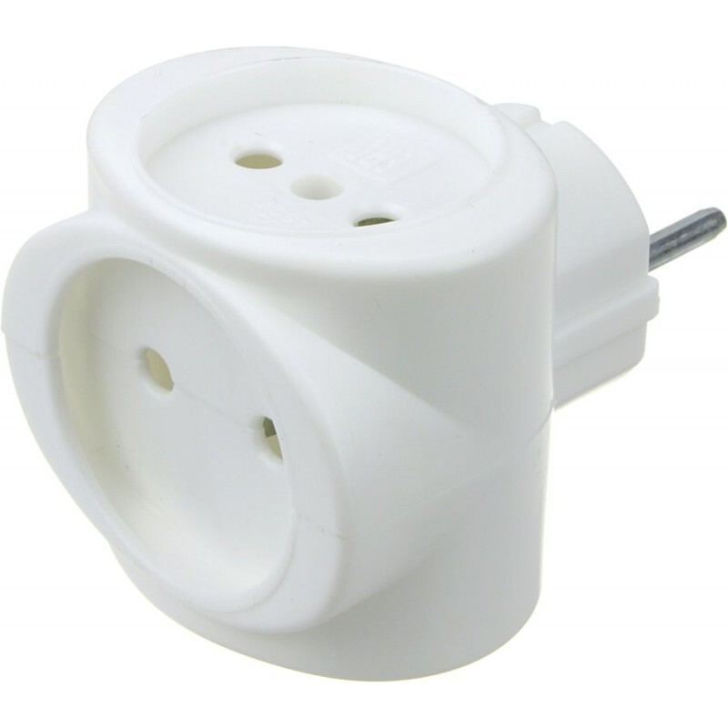 Тройник простой Белый 1х100   /0