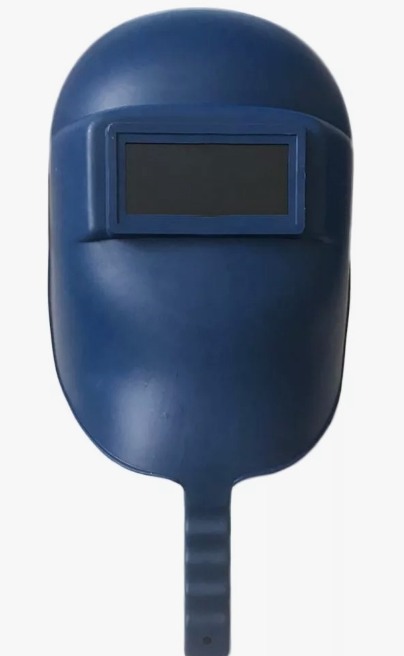 Маска сварочная с ручкой Синяя    /0