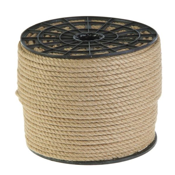 Веревка пеньковая Беларусь ф 8 мм (165м)   /+