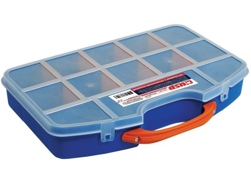 Органайзер с прозрач. крышкой 360*250*60 мм "14" 13 отсеков  /2