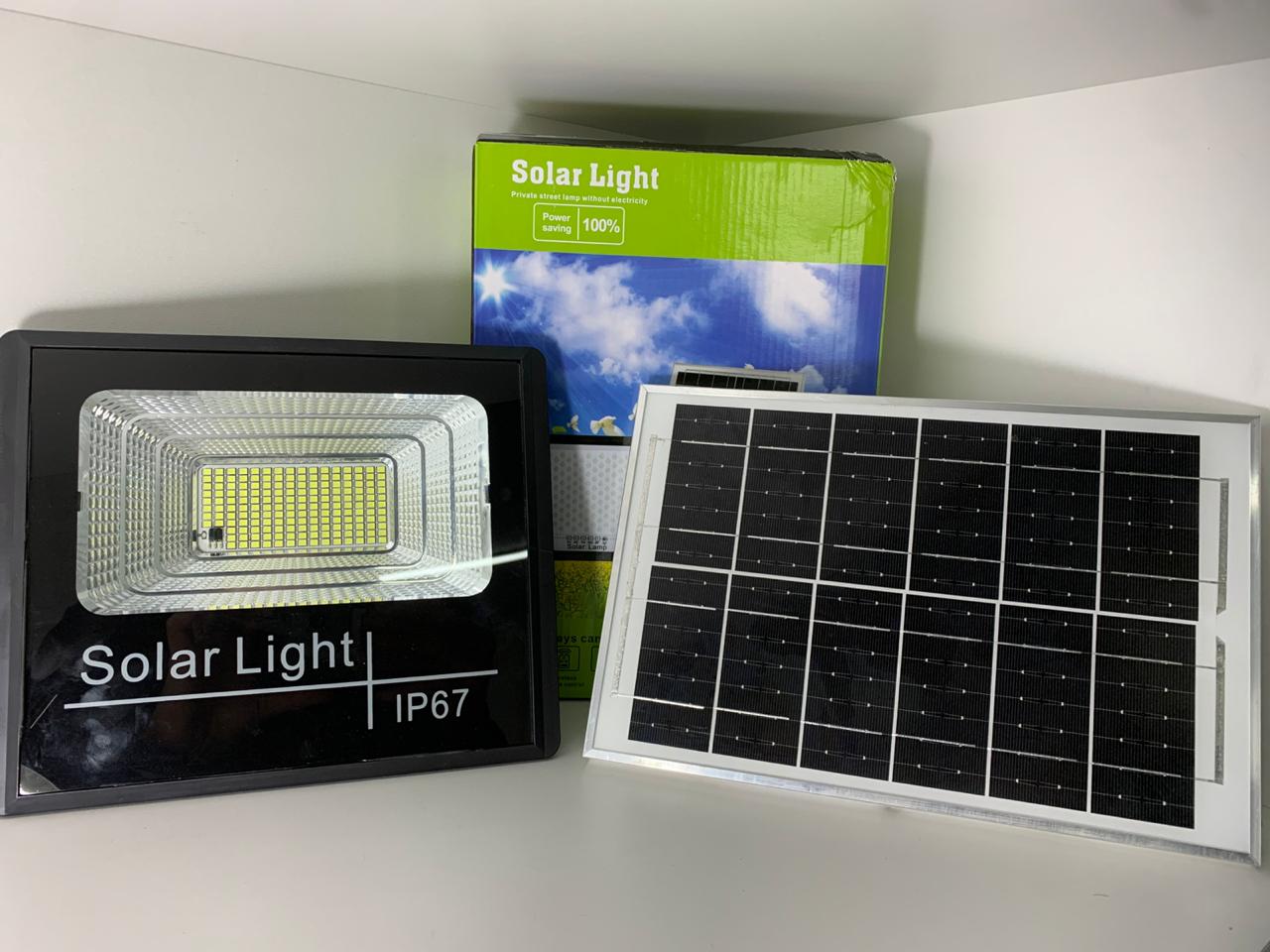 Прожектор на Солнечной батарее 40Вт с пультом 1х10 |*