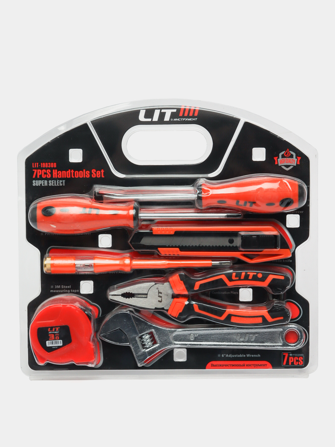 Набор инструмента LIT 7 предметов (1х24)  |*