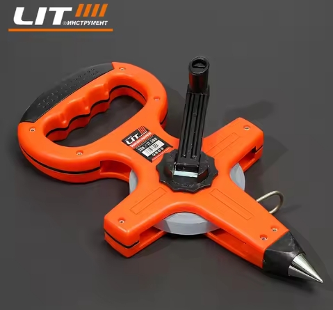 Лента мерная LIT с ручкой 100м Пласт.корпус (1х24) |*