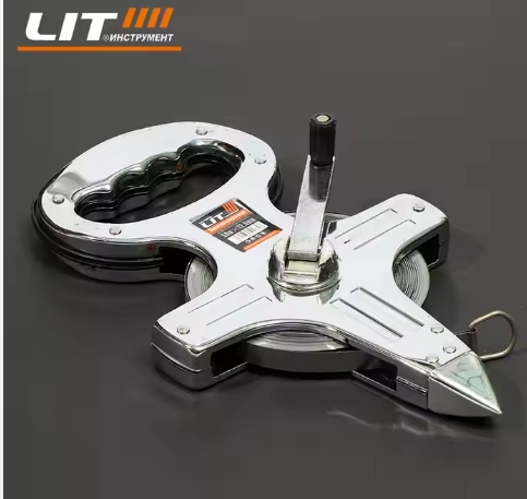 Лента мерная LIT с ручкой Метал.корпус 30м  (1х24) |*