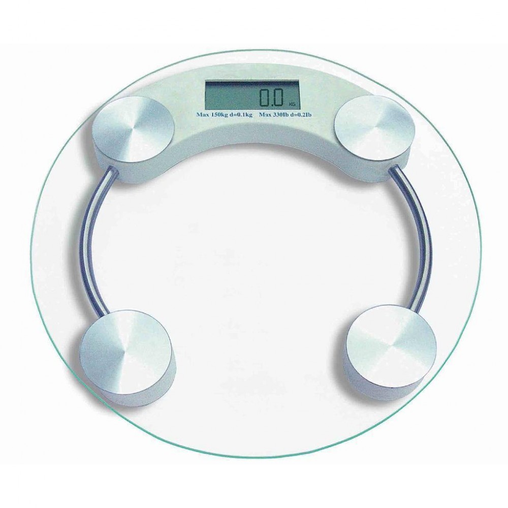 Весы напольные элетрон.прозр. квадратные/круглые VK-903  |+