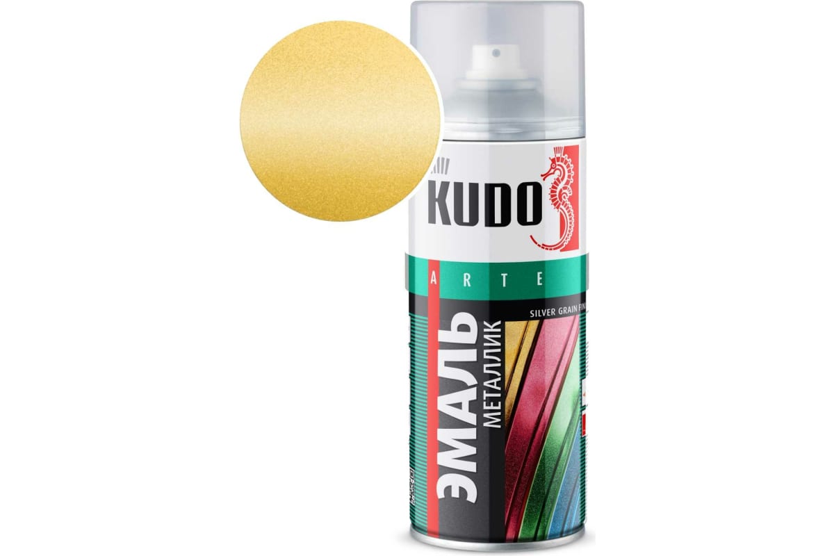 Аэрозоль KUDO Золото Вечное Металлик KU-1060 (12шт)   |0