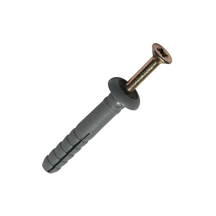 Дюбель с шурупом ГРИБ 6х60 1х200    |+