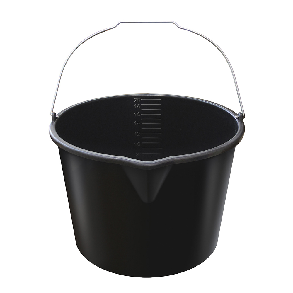 Ведро пластиковое Черное с горлышком 12 литров  /*