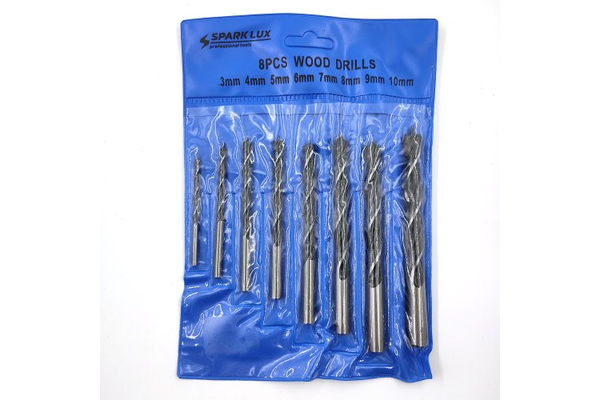 Набор сверл по дереву 8 предметов SPARKLUX   /+