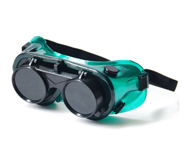 Очки сварочные откидные Зеленые/Синие     |1