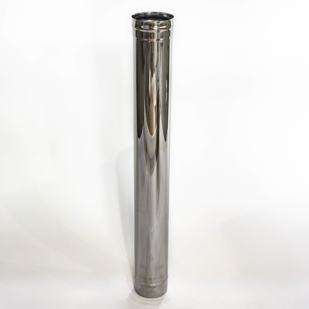 Труба Нерж дымоходная 1 метр ф 110мм \+