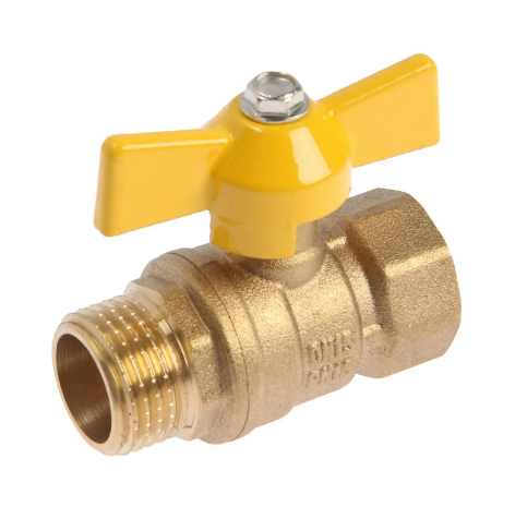 Кран газ. баб. Ду 15 вн/н ОПТИМА ГАЗ 1х23     |+