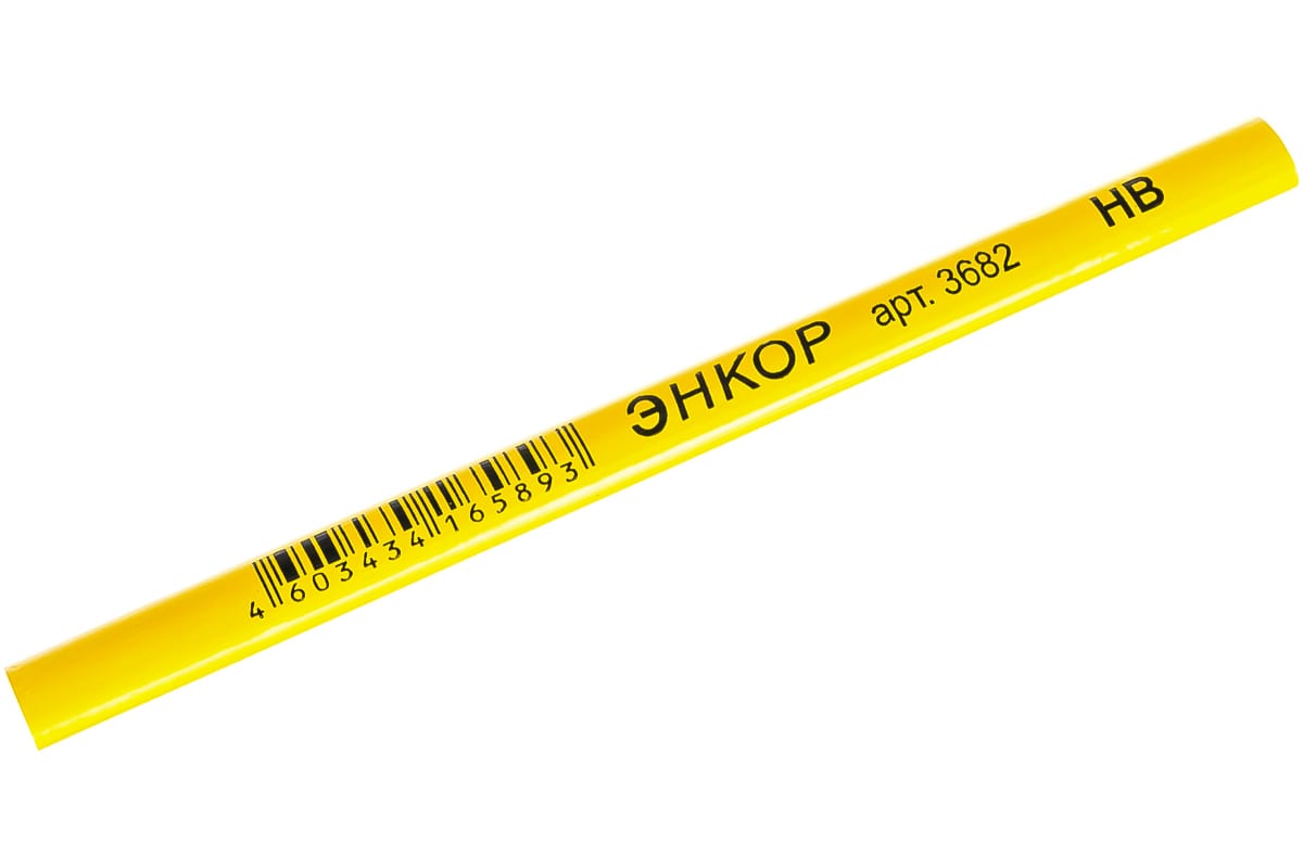Карандаш строительный ОВАЛ "3682" Энкор  /1