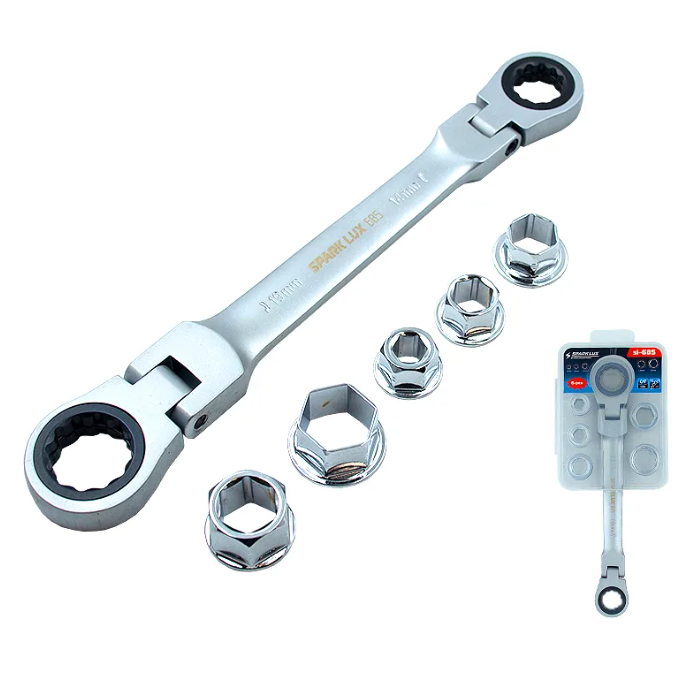 Ключ с Трещеткой + набор головок SPARK LUX sl-685   |2