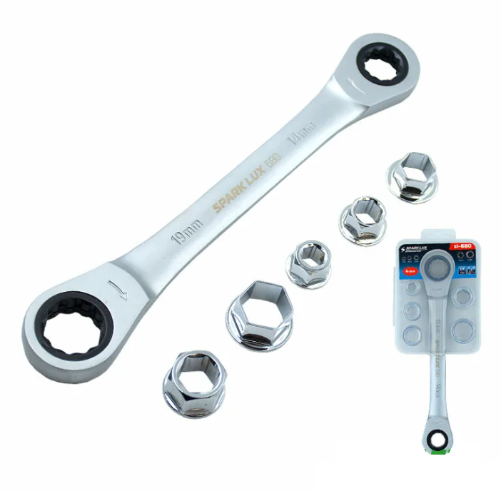 Ключ с Трещеткой + набор головок SPARK LUX sl-680   |2