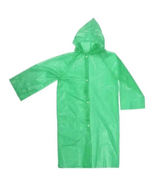 Плащ дождевик на кнопке   /+