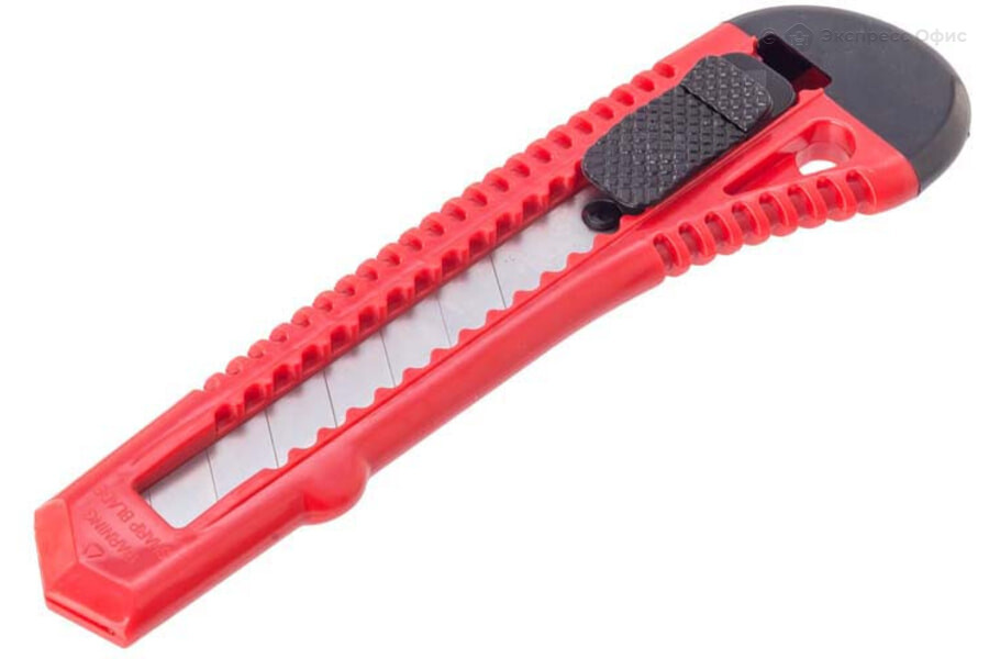 Нож канцелярский  ПРОСТОЙ INTERTOOLS  1х25   /*