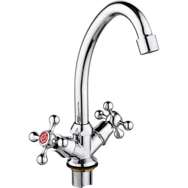 Смеситель VEKA-KMV для кухни с 2 рукоятками VK-2012 1х2 (1x20)   \+