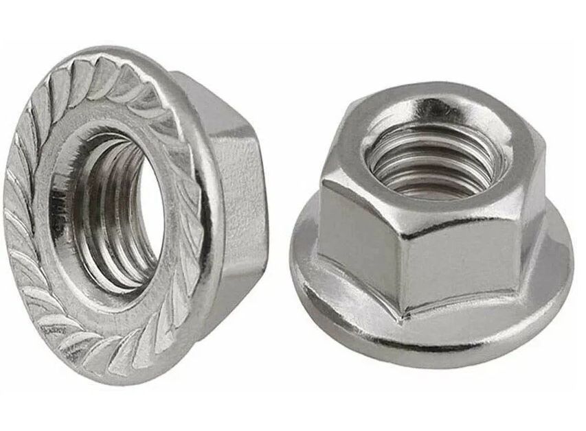 Гайка шестигранная с флянцем (1кг) М10 DIN6923   |+