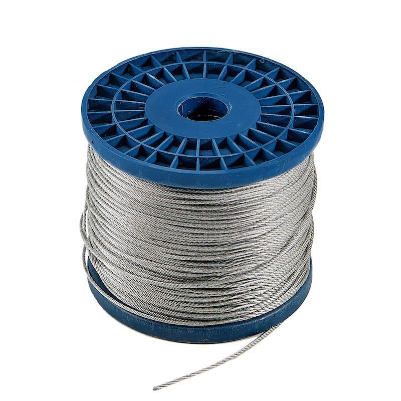 Трос для растяжки стальной 1,5 мм (200м)  |+