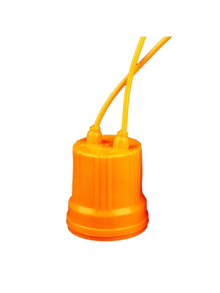 Патрон оранжевый Е27 с проводом  /*