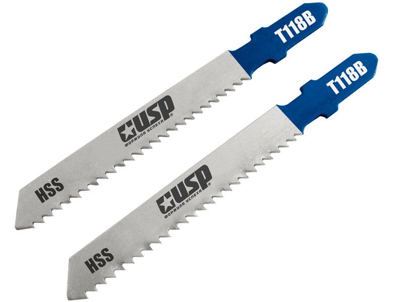 Пилки для лобзика T118B HCS (2шт)  |+