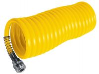 Шланг спиральный с быстроразьем. с клапаном 15м 81100   /+