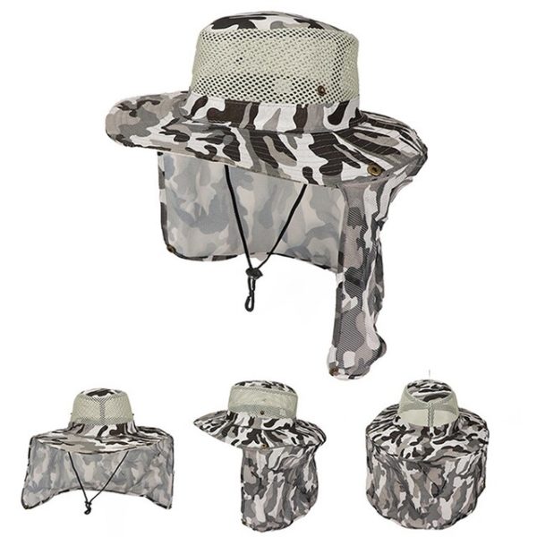 Панама комуфляжная с сеткой VK-1445-60 1*360   /+