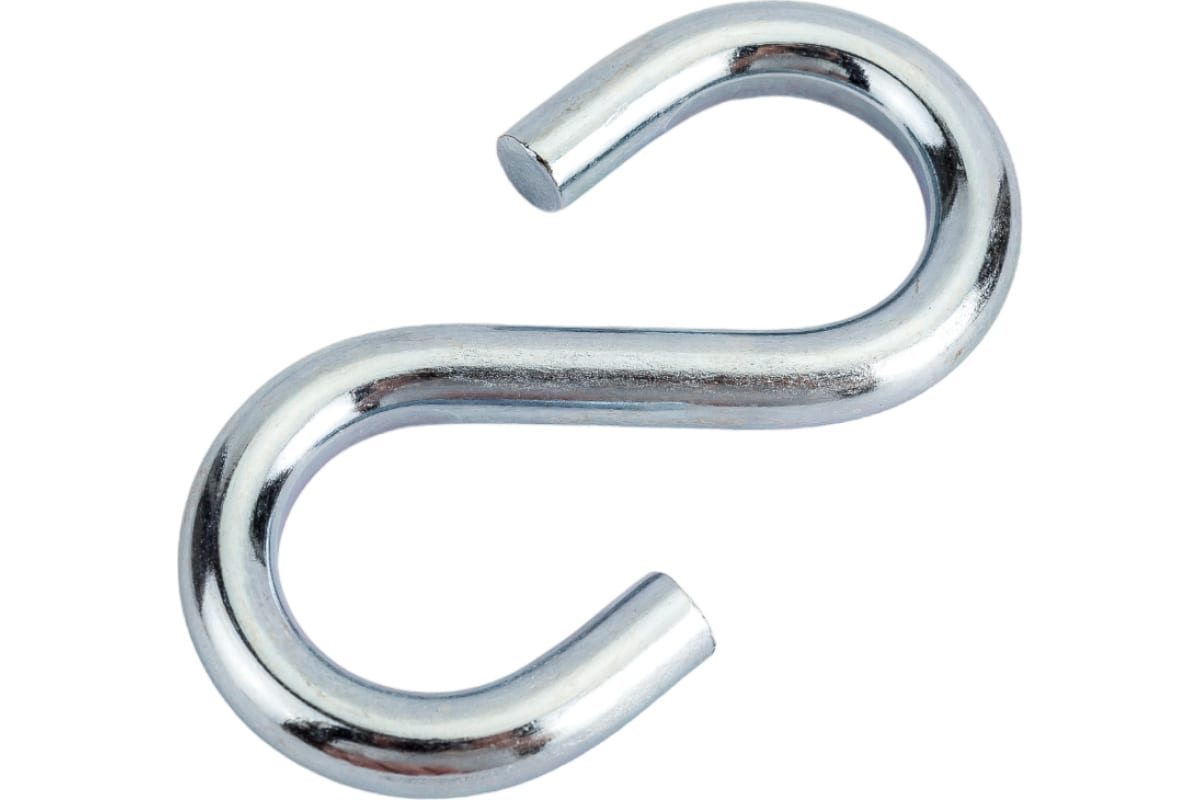 Крюк S-образный оцинк. 6мм   1х100  |+