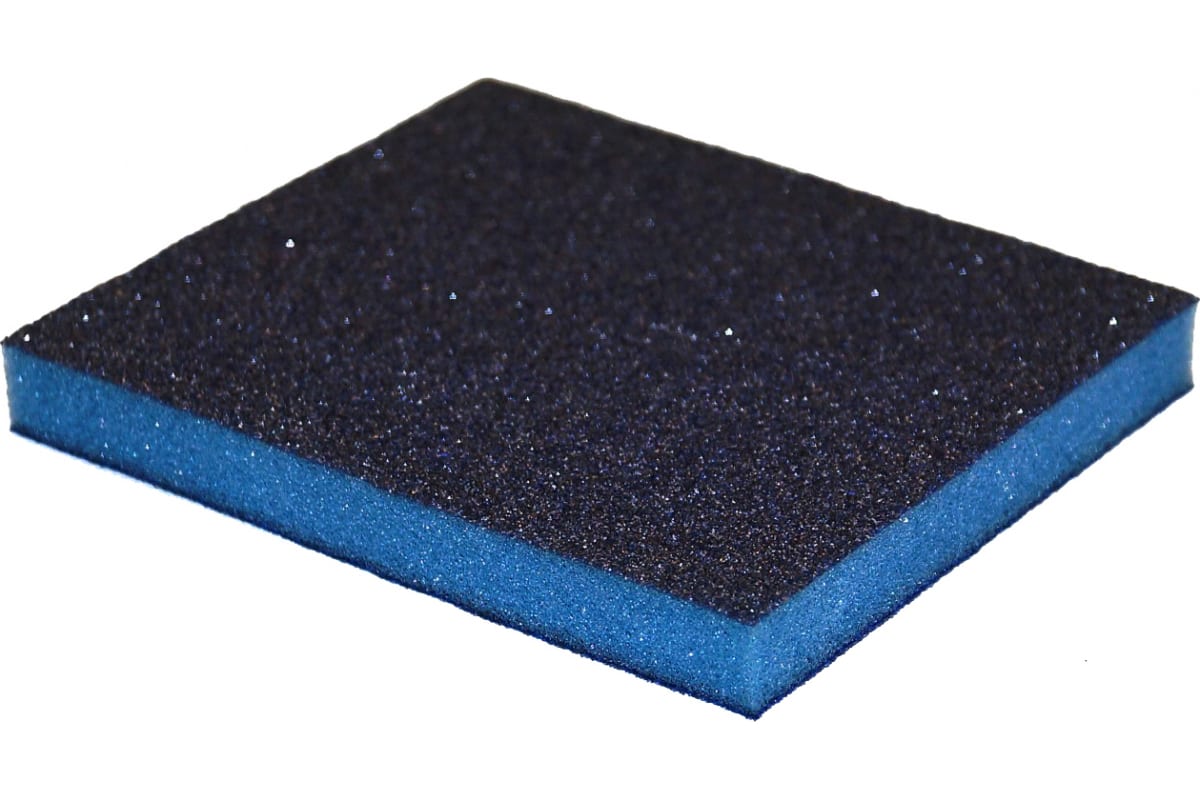 Губка шлифовальная 2-сторонняя PREMIUM 124x98x12мм Р180 |+