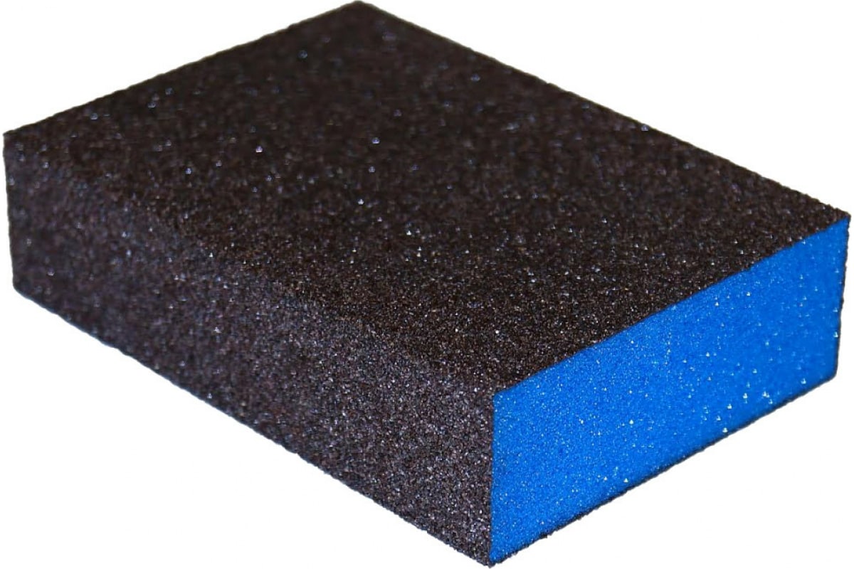 Губка шлифовальная 4-сторонняя PREMIUM 100x70x26мм Р220 |+