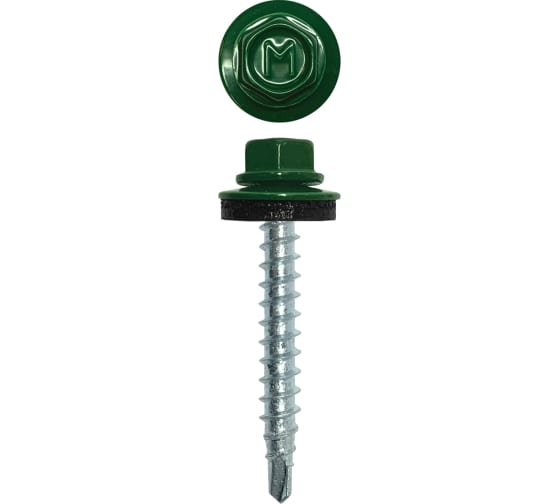 Саморез кровельн. 6005 (зеленый мох) 5,5х19  (1х250)    /+