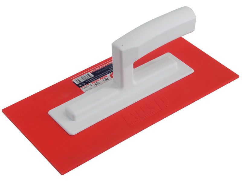 Гладилка пластиковая плоская 280х140мм USPEX |+