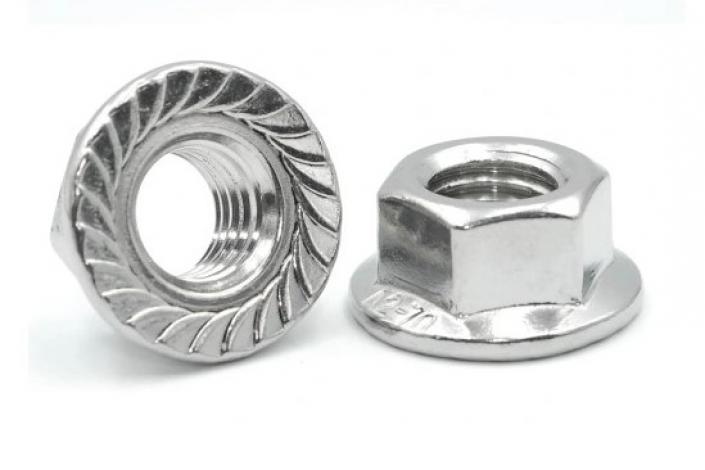Гайка шестигранная с флянцем М10 DIN6923 1х200  |+