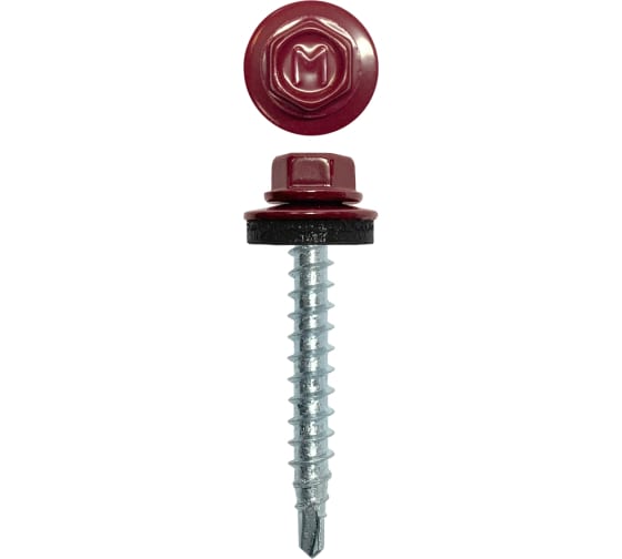 Саморез кровельн. 3005. 5,5х25  (1х250) (винно-красный)   /+