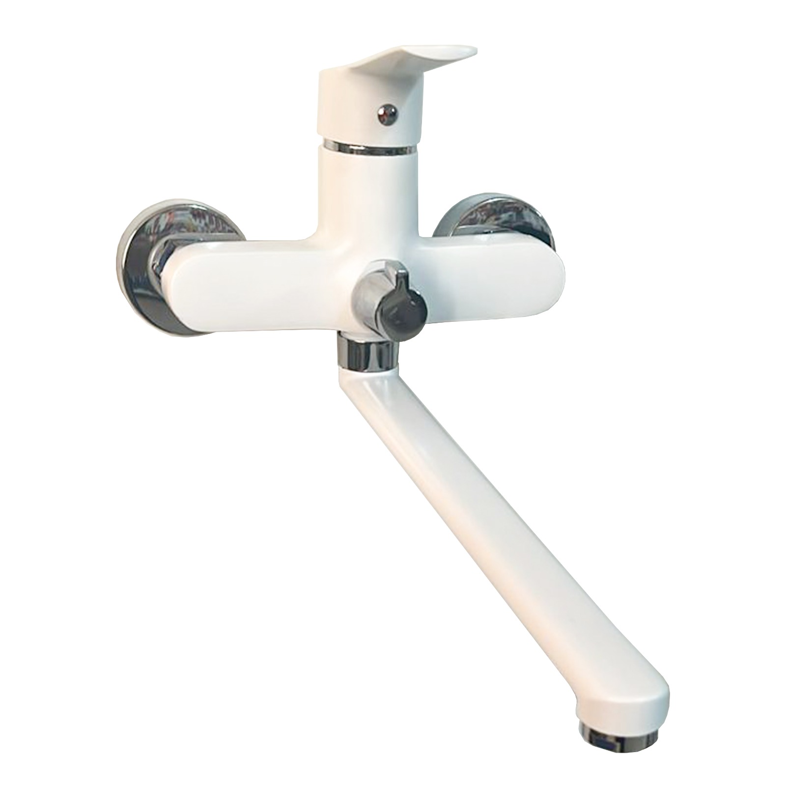 Смеситель для ванны шар ф35 белый "MITTSU"M2036W" (1х12)  |+