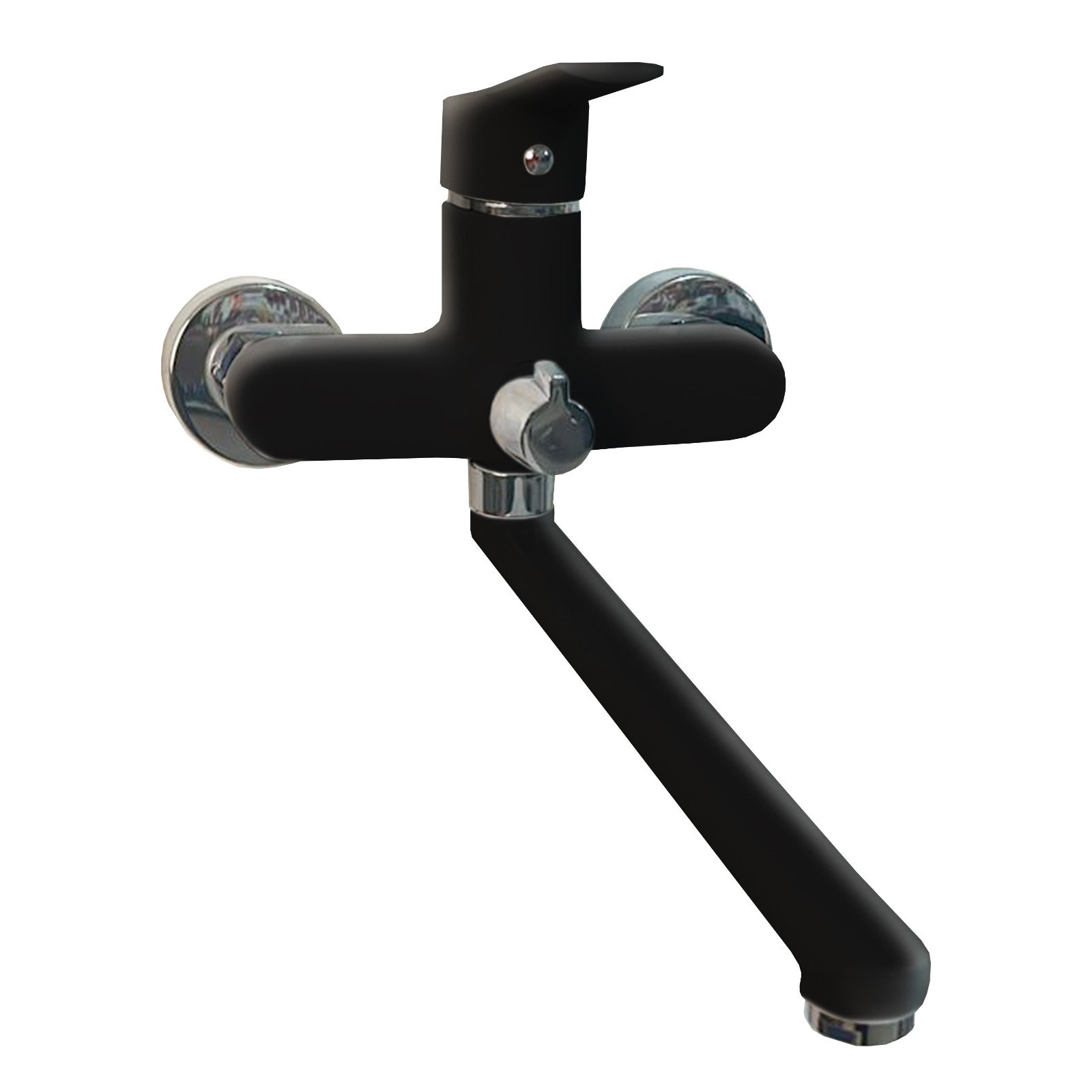 Смеситель для ванны шар ф35 черный "MITTSU"M2037В" (1х12)   |+