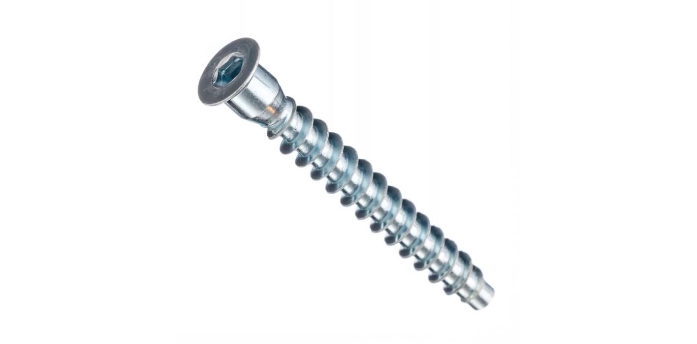 Винт-конфирмат М7x50 с внутренним шестигранником оцинк 1х200  |+