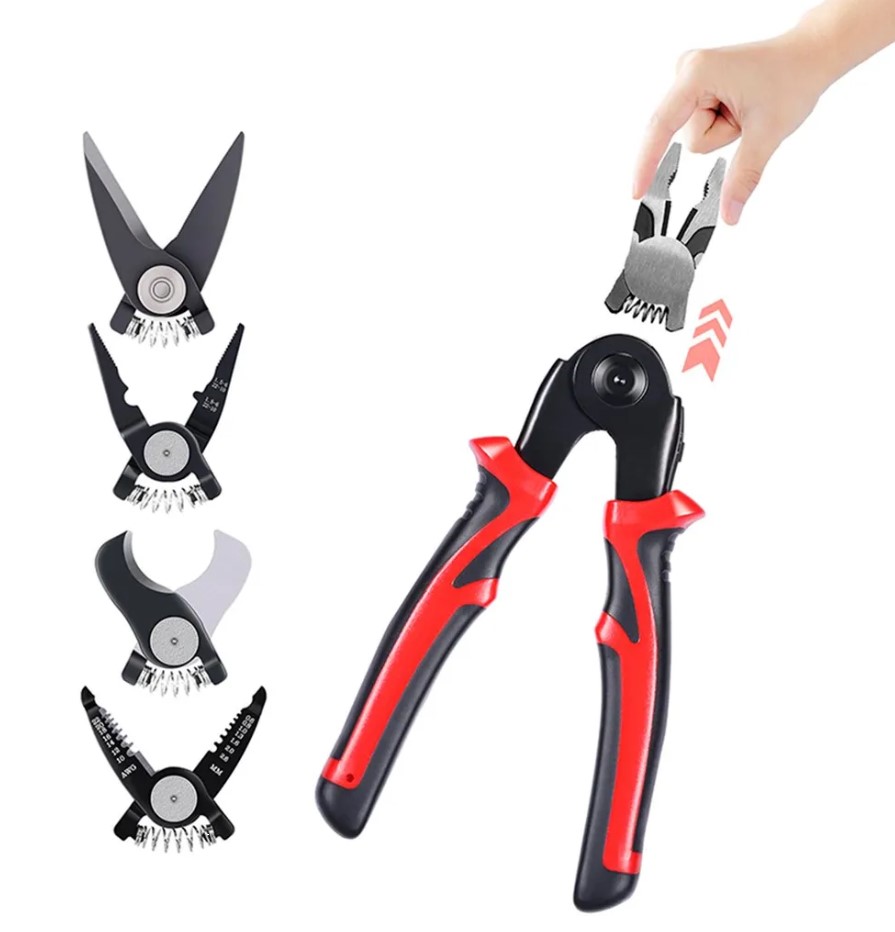 Плоскогубцы многофункциональные с насадками 5в1 MAXMUM  |*